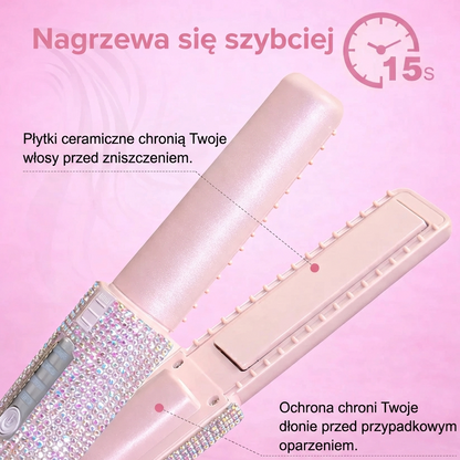 Bezprzewodowa Mini Prostownica 2w1